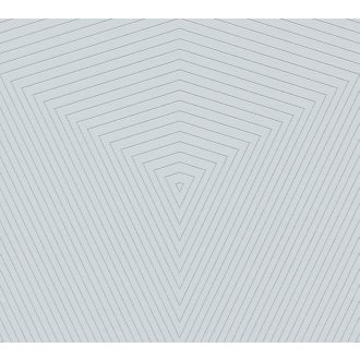   As-Creation Daniel Hechter 6, 37522-3 Geometrikus grafikus designminta világos szürke ezüstfényű vonalak tapéta