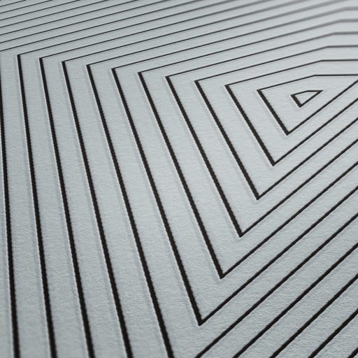 As-Creation Daniel Hechter 6, 37522-4  Geometrikus grafikus designminta világos zöld sötétszürke finoman fénylő vonalak tapéta