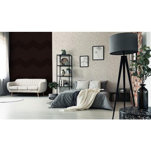 As-Creation Daniel Hechter 6, 37524-1 Natur Durva szövet strukturált fehér szürke fekete tapéta