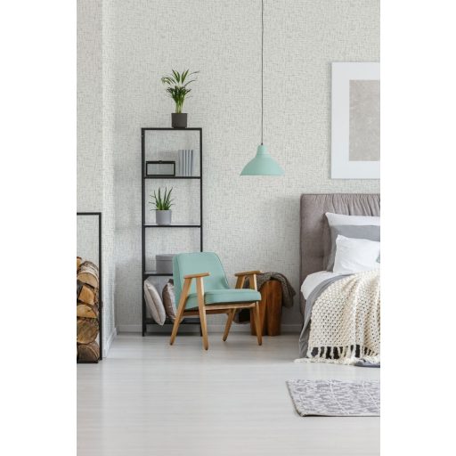 As-Creation Daniel Hechter 6, 37524-2 Natur Durva szövet strukturált fehér szürke tapéta