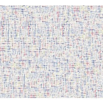   As-Creation Daniel Hechter 6, 37524-4  Natur Durva szövet strukturált törtfehér kék szines tapéta