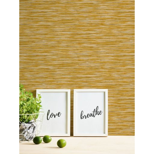 As-Creation Daniel Hechter 6, 37525-2 Natur Csíkos Design vízszintes töredezett csíkozás sárga sárgásbézs szürke tapéta