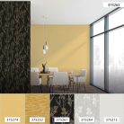 As-Creation Daniel Hechter 6/Black is Beautiful 37526-3 Natur Virágos díszítóminta fekete aranysárga tapéta