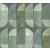 As-Creation Geo Nordic 37531-2 Geometrikus grafikus felezett ovális síkidomok zöld árnyalatok sárgászöld szürkészöld kék fehér tapéta