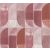 As-Creation Geo Nordic 37531-6 Geometrikus grafikus felezett ovális síkidomok rózsaszín piros és bordó árnyalatok krém tapéta