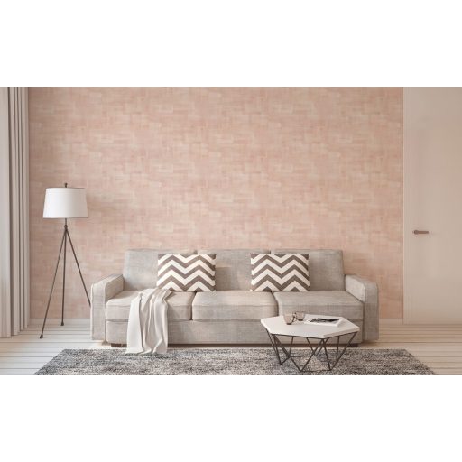 As-Creation Geo Nordic 37532-5 Natur törléstechnikával kialakított széles ecsetvonás minta bézs rózsaszín tapéta