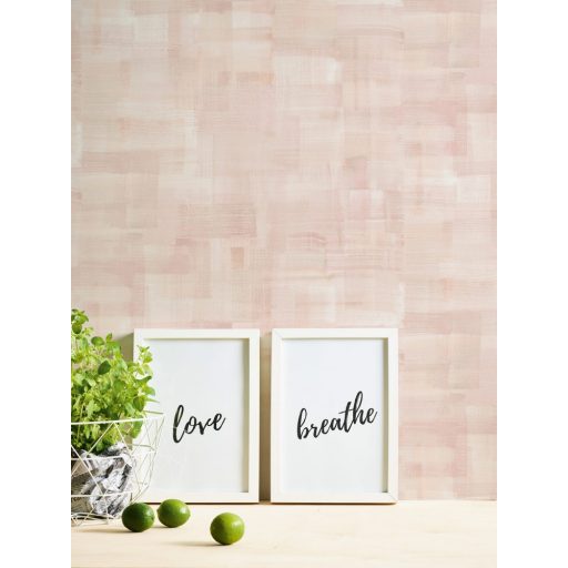 As-Creation Geo Nordic 37532-5 Natur törléstechnikával kialakított széles ecsetvonás minta bézs rózsaszín tapéta