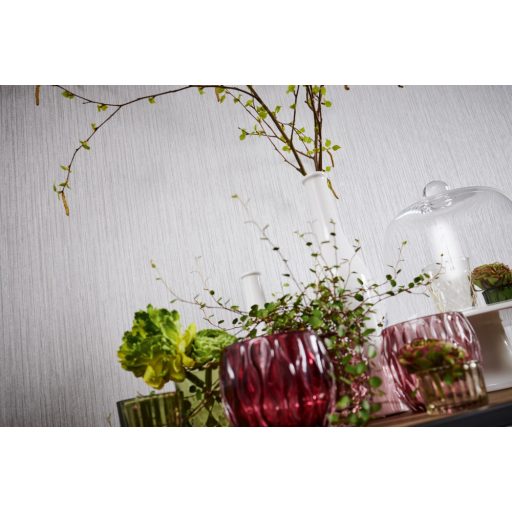 Architects Paper VILLA 37559-3 Texturált egyszínű szürke és ezüst árnyalatok enyhe mintafény csillogó pontok játéka tapéta