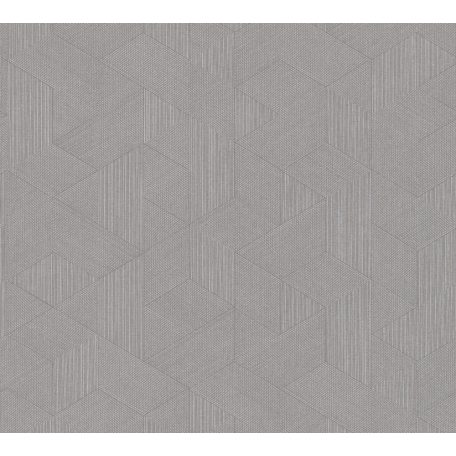 Architects Paper VILLA 37561-5 Geometrikus texturált szürke árnyalatok enyhe mintafény csillogó pontok játéka tapéta
