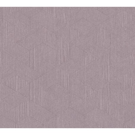 Architects Paper VILLA 37561-6 Geometrikus texturált lila barmáslila bézs enyhe mintafény csillogó pontok játéka tapéta