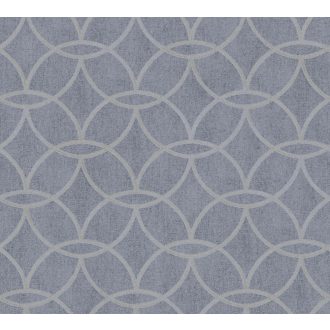   Architects Paper VILLA 37564-4 Geometrikus grafikus absztrakt körminta szürkéskék ezüstszürke enyhe mintafény csillogó pontok játéka