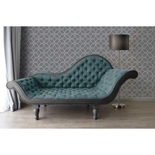 Architects Paper VILLA 37564-5 Geometrikus grafikus absztrakt körminta szürke antracit ezüst enyhe mintafény csillogó pontok játéka