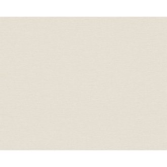   Textilhatású egyszínű monokróm minta a fenntarthatóság jegyében szürke/krémszürke tónus tapéta