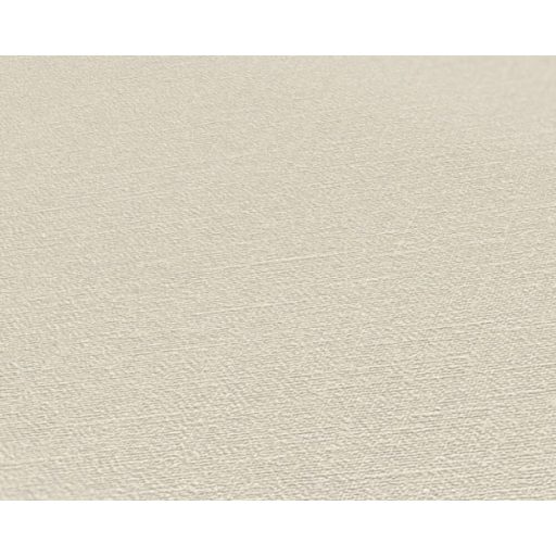 Textilhatású egyszínű monokróm minta a fenntarthatóság jegyében bézs tónus tapéta