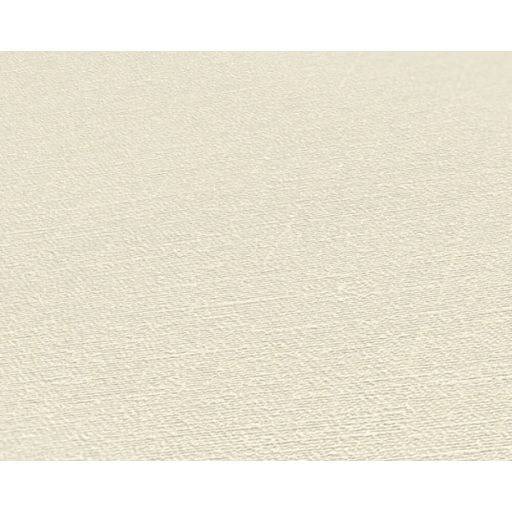 Textilhatású egyszínű monokróm minta a fenntarthatóság jegyében krém/krémfehér tónus tapéta