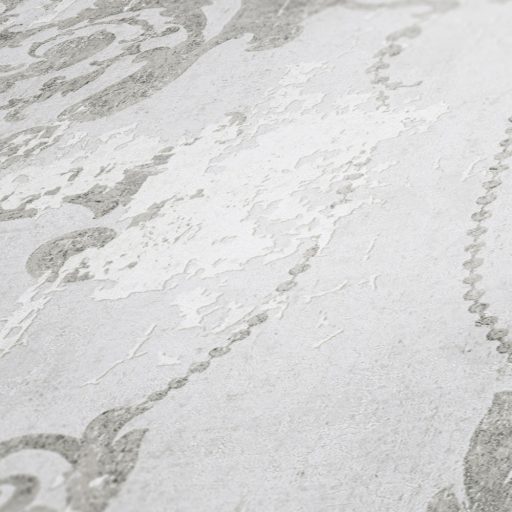 As-Creation History of Art 37648-1 Természetes hangulatú barokk díszítőminta szürkésfehér szürke ezüst tapéta