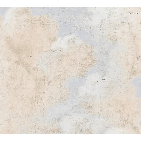 As-Creation History of Art 37649-2 Vintage minta repedezett vakolat alapon törtfehér szürke bézs sárgásbézs tapéta
