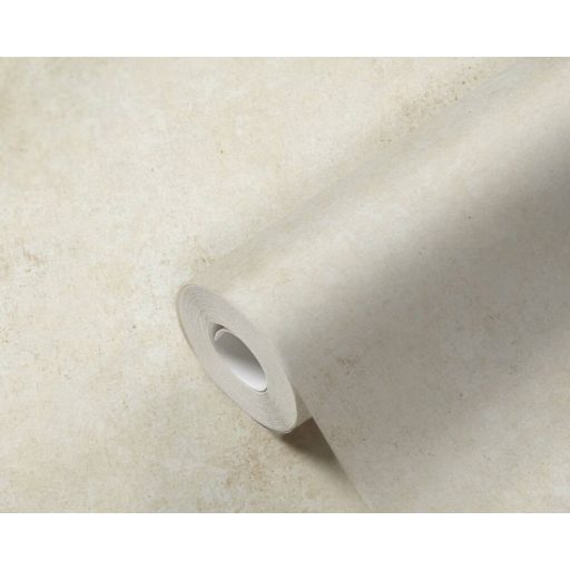 As-Creation History of Art 37654-6 Egyszínű strukturált beton hatás krémfehér halvány sárga sárgásbézs tapéta