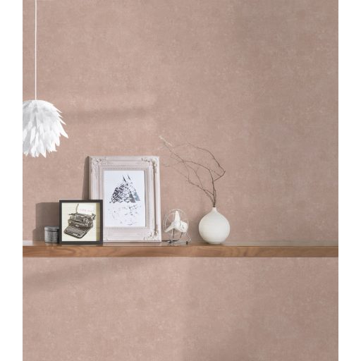 As-Creation History of Art 37655-1 Egyszínű strukturált rózsaszín tapéta