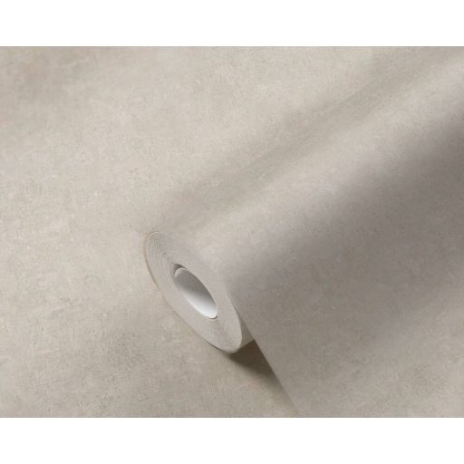 As-Creation History of Art 37655-5  Egyszínű strukturált szürkésbézs tapéta