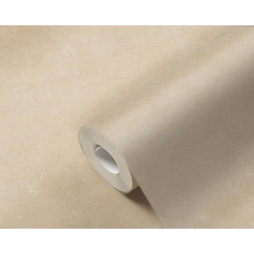 As-Creation History of Art 37656-5  Egyszínű strukturált halványsárga sárgásbézs tapéta