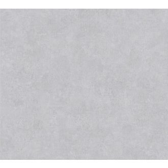   As-Creation History of Art 37656-8  Egyszínű strukturált világos szürke tapéta