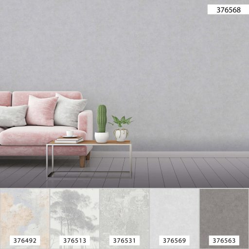 As-Creation History of Art 37656-8  Egyszínű strukturált világos szürke tapéta