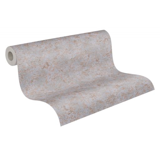 As-Creation Attractive 3777-08 Strukturált dekorminta szürke kékesszürke arany tapéta