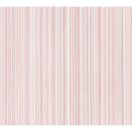 As-Creation Attractive 37817-1 Csíkos akvarell krémfehér rózsaszín mályva szürkésbézs tapéta