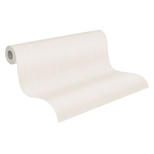 As-Creation Attractive 3782-24 Egyszínű vonalas csíkozású strikturált minta törtfehér/szürkésfehér tapéta