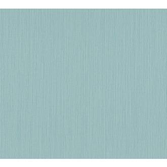   As-Creation Attractive 3782-62 Egyszínű vonalas csíkozású strikturált minta mentazöld/kékeszöld tapéta