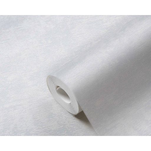 As-Creation Attractive 37838-1 Egyszínű strukurált melírozott fehér halvány kékesszürke tapéta