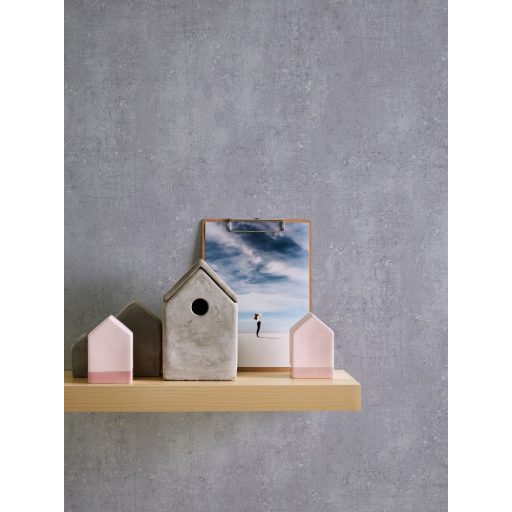 As-Creation Titanium 3, 37840-2 Natur/Ipari design Öregített beton megjelenítés szürke sötétszürke ezüst fénylő mintarészletek tapéta