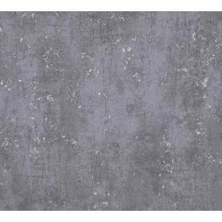 As-Creation Titanium 3, 37840-3 Natur/Ipari design Öregített beton megjelenítés szürke sötétszürke antracit ezüst fénylő mintarészletek tapéta
