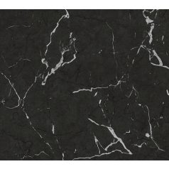   As-Creation Metropolitan Stories II, 37855-2 Natur márványminta antracit fekete ezüstfehér fényes sima mintafelület tapéta