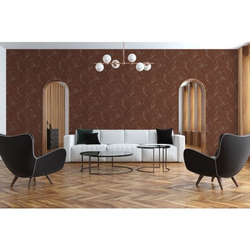 As-Creation Metropolitan Stories II, 37855-3 Natur márványminta barna fekete ezüst fényes sima mintafelület tapéta