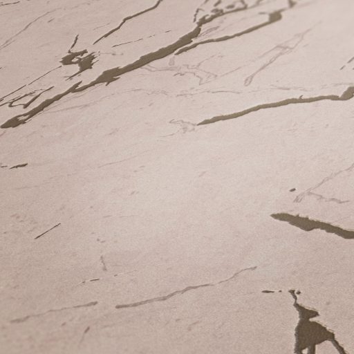 As-Creation Metropolitan Stories II, 37855-4 Natur márványminta rózsaszín bézs arany fényes sima mintafelület tapéta