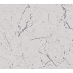   As-Creation Metropolitan Stories II, 37855-6 Natur márványminta világosszürke ezüstszürke fényes sima mintafelület tapéta