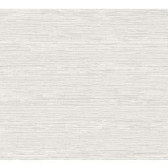   As-Creation Metropolitan Stories II, 37857-1 Natur Egyszínű strukturált melírozott fehér szürkésfehér tapéta