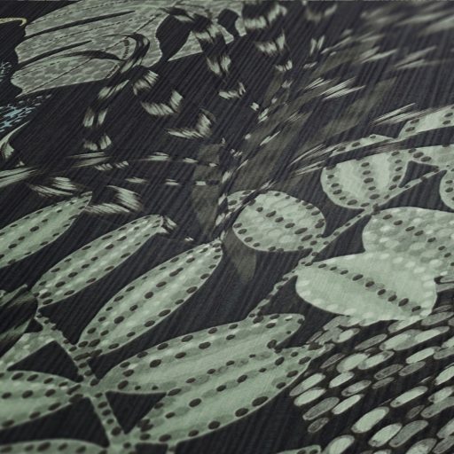 As-Creation Metropolitan Stories II, 37860-3 Natur lenyűgöző szines levélmintázat szürke bézs kék zöld fekete tapéta