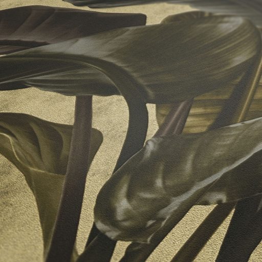 As-Creation Metropolitan Stories II, 37862-4  Natur nagyformátumú levelek bézs barna arany árnyalatok tapéta