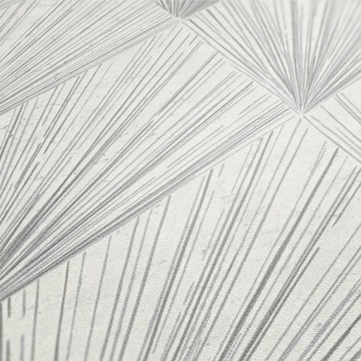 As-Creation Metropolitan Stories II, 37864-1 Design Grafikus inspiráció energikus vonalmintázat fehér szürke ezüst fémes hatás tapéta