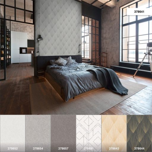 As-Creation Metropolitan Stories II, 37864-1 Design Grafikus inspiráció energikus vonalmintázat fehér szürke ezüst fémes hatás tapéta