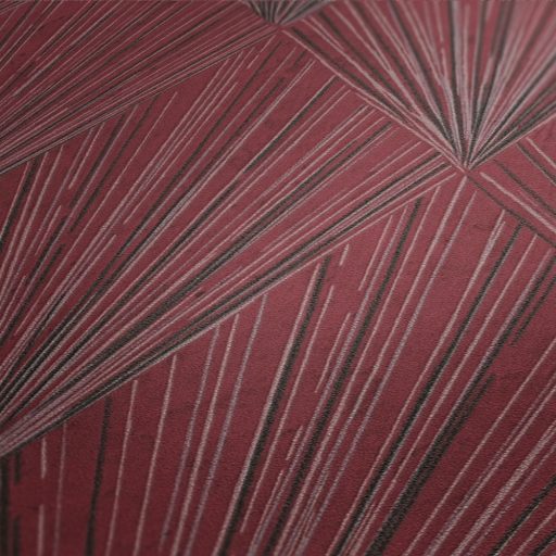 As-Creation Metropolitan Stories II, 37864-2 Design Grafikus inspiráció energikus vonalmintázat piros ezüst fekete fémes hatás tapéta