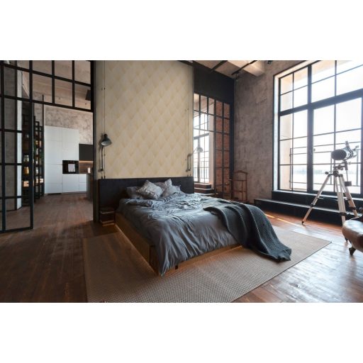 As-Creation Metropolitan Stories II, 37864-3 Design Grafikus inspiráció energikus vonalmintázat krém bézs arany fémes hatás tapéta