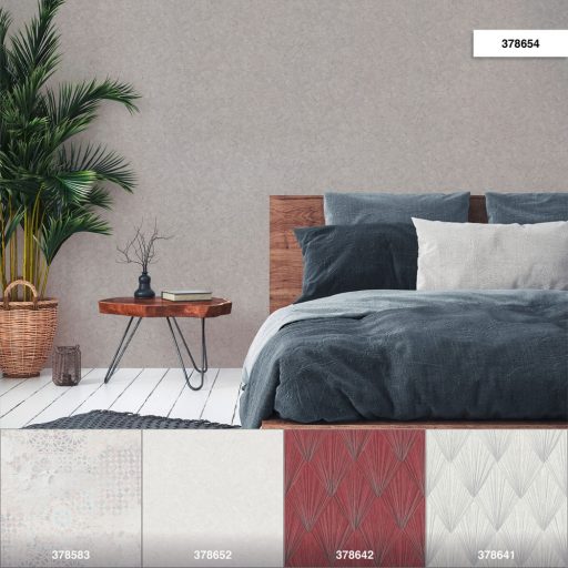 As-Creation Metropolitan Stories II, 37865-4  Natur Egyszínű strukturált vakolatminta szürke árnyalatok tapéta