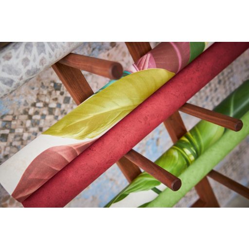 As-Creation Metropolitan Stories II, 37865-8  Natur Egyszínű strukturált vakolatminta zöld árnyalatok tapéta