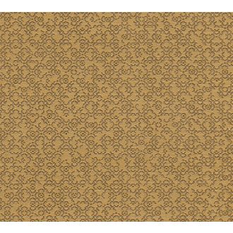   As-Creation Metropolitan Stories II, 37866-1 Etno Grafikus dekoratív keleties díszítőminta aranysárga barna fémes hatás tapéta