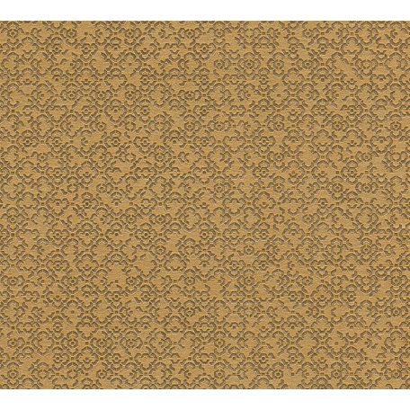 As-Creation Metropolitan Stories II, 37866-1 Etno Grafikus dekoratív keleties díszítőminta aranysárga barna fémes hatás tapéta