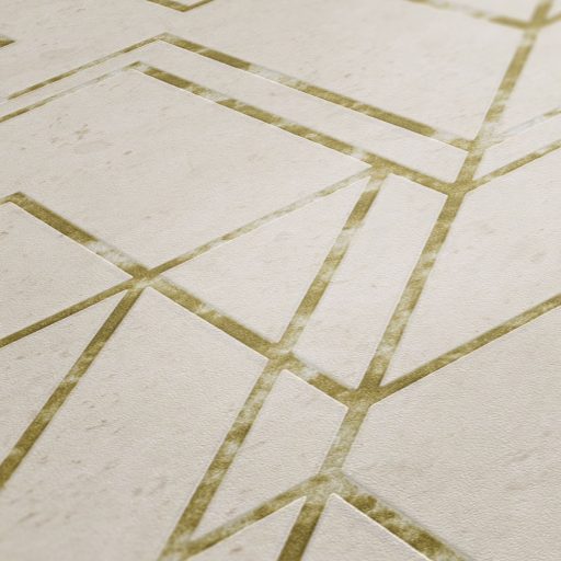 As-Creation Metropolitan Stories II, 37869-3 Geometrikus Grafikus Design bézs arany fémes hatás tapéta